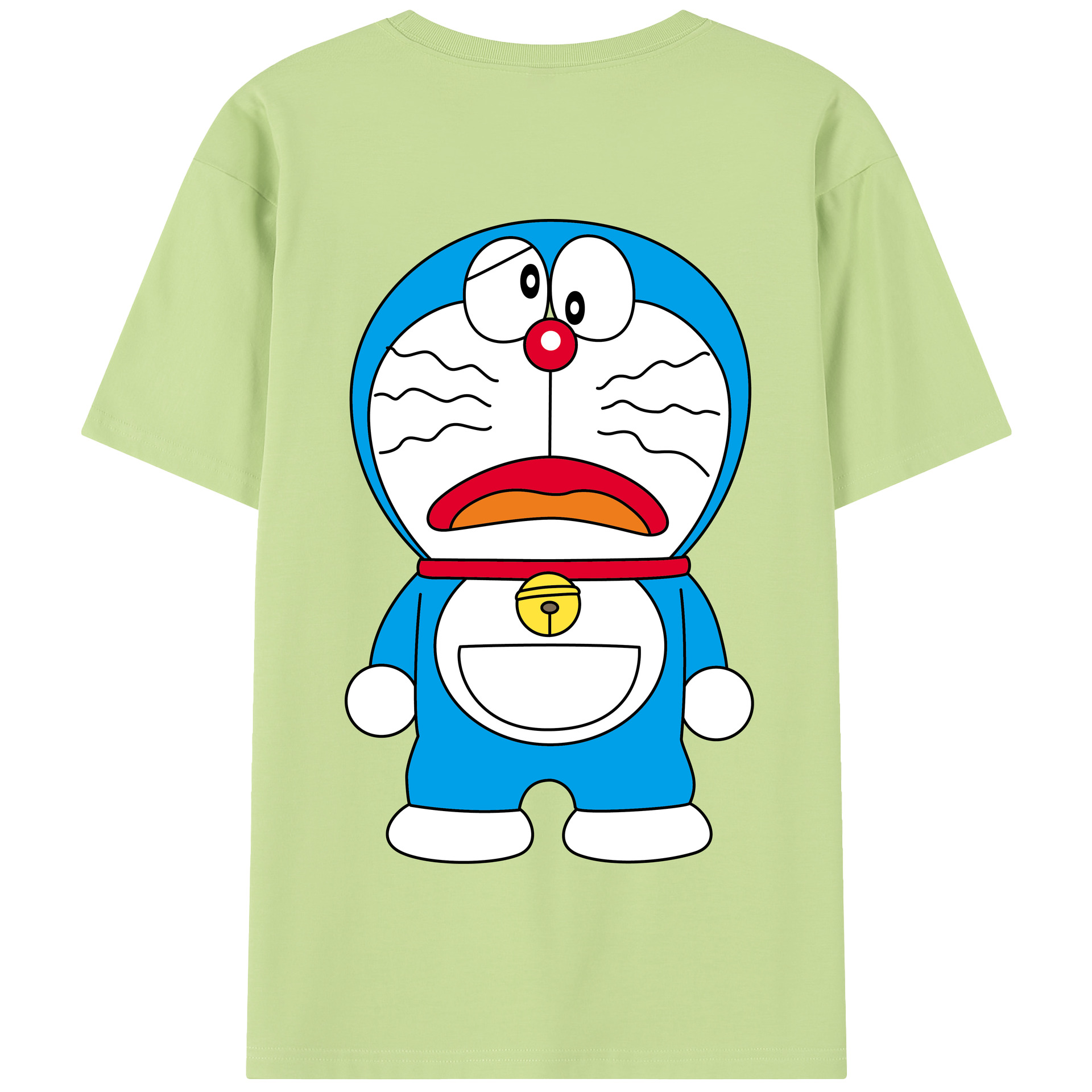 （画像用） ドラえもん Doraemon 綿100％半袖Tシャツ（背面プリント）